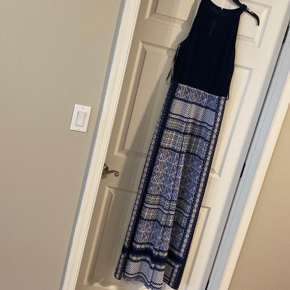 Vince Camuto Blue Jumpsuit Flowy